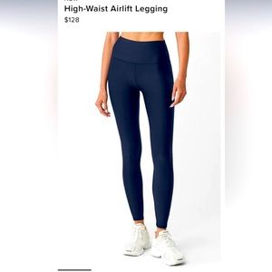 Alo Yoga Airlift Navy ankle Length Leggings XS